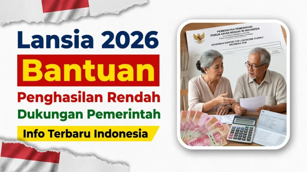 Dukungan Pemerintah Indonesia untuk Lansia Berpenghasilan Rendah 2026