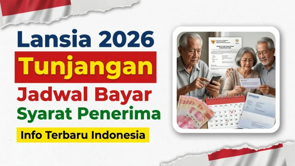 Tunjangan Lansia Indonesia 2026 – Jadwal Pembayaran dan Syarat Penerima