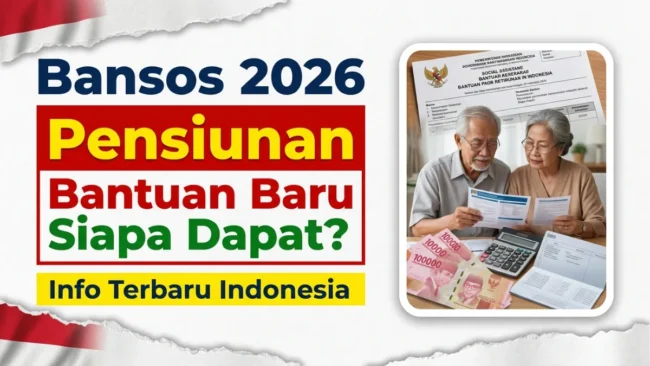 Bantuan Sosial Baru untuk Pensiunan di Indonesia 2026